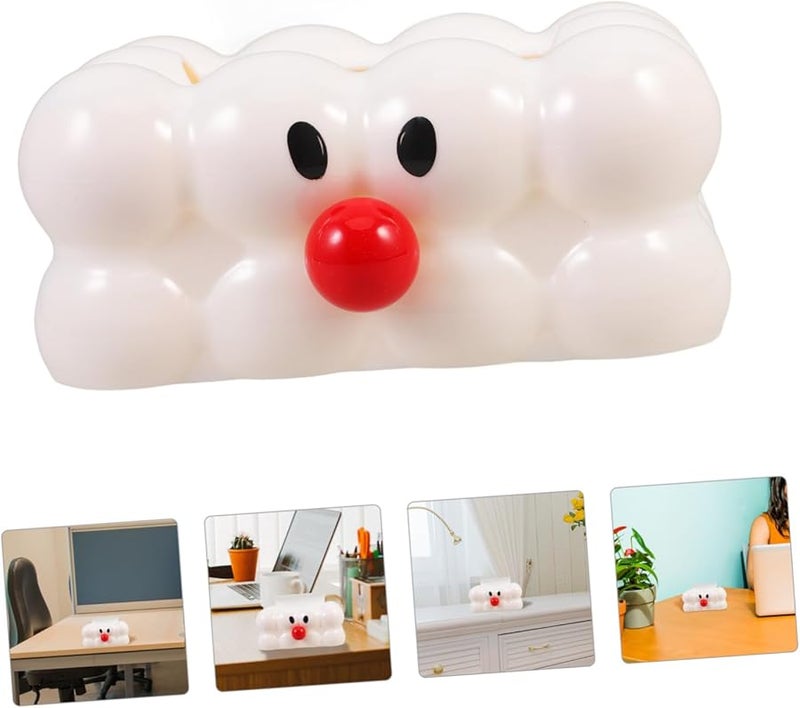 غطية علبة المناديل الكرتونية المبتكرة حامل الربيع للأنف للمكتب غرفة المعيشة السيارة - Image 5